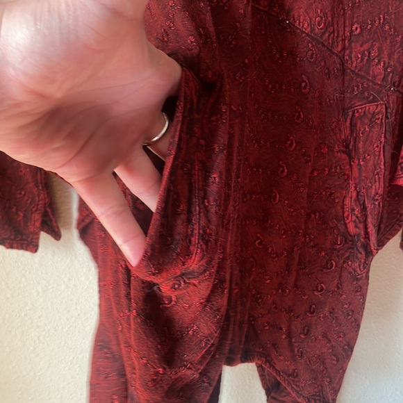 Vintage Sacred Threads red tunic blouse - Picture 3 of 7